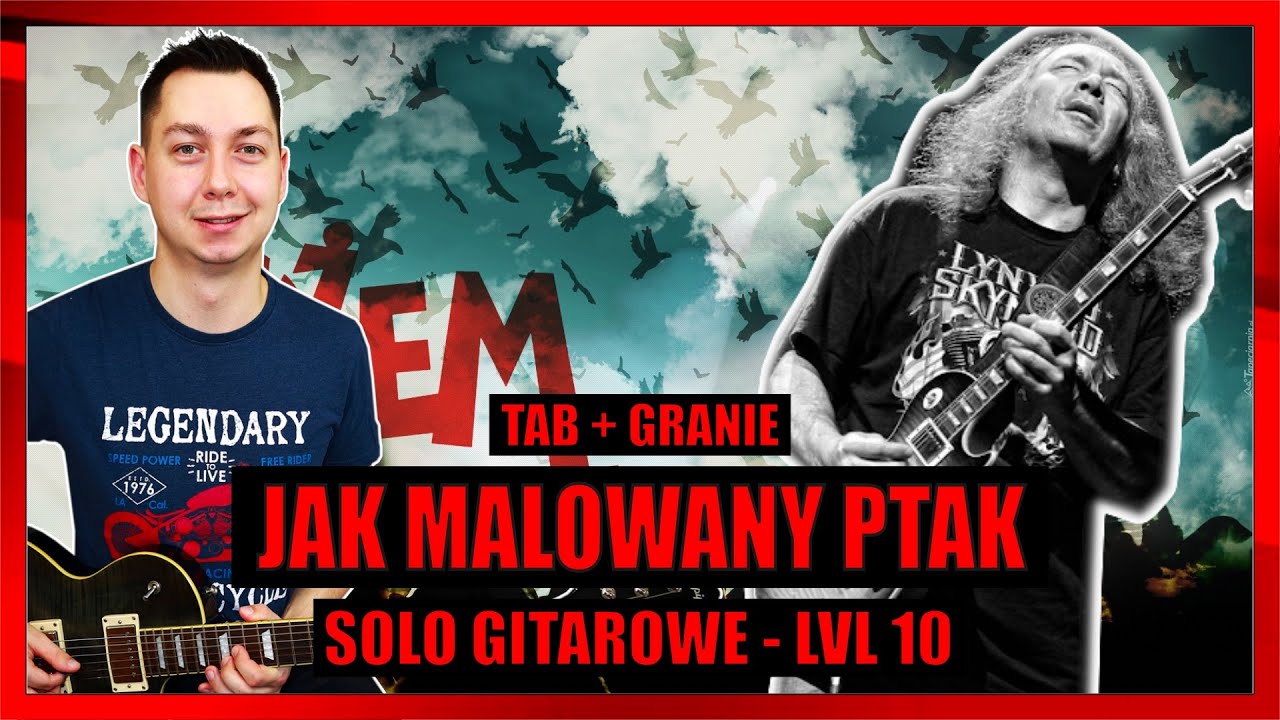 Jak malowany ptak solówka lekcja gitary