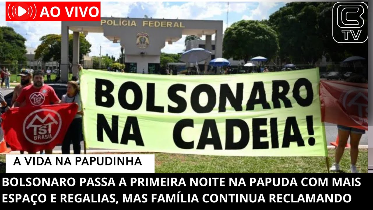 🔴 AO VIVO | Bolsonaro na Papuda: regalias, espa&ccedil;o extra e cr&iacute;ticas da fam&iacute;lia (16/01/2026)
