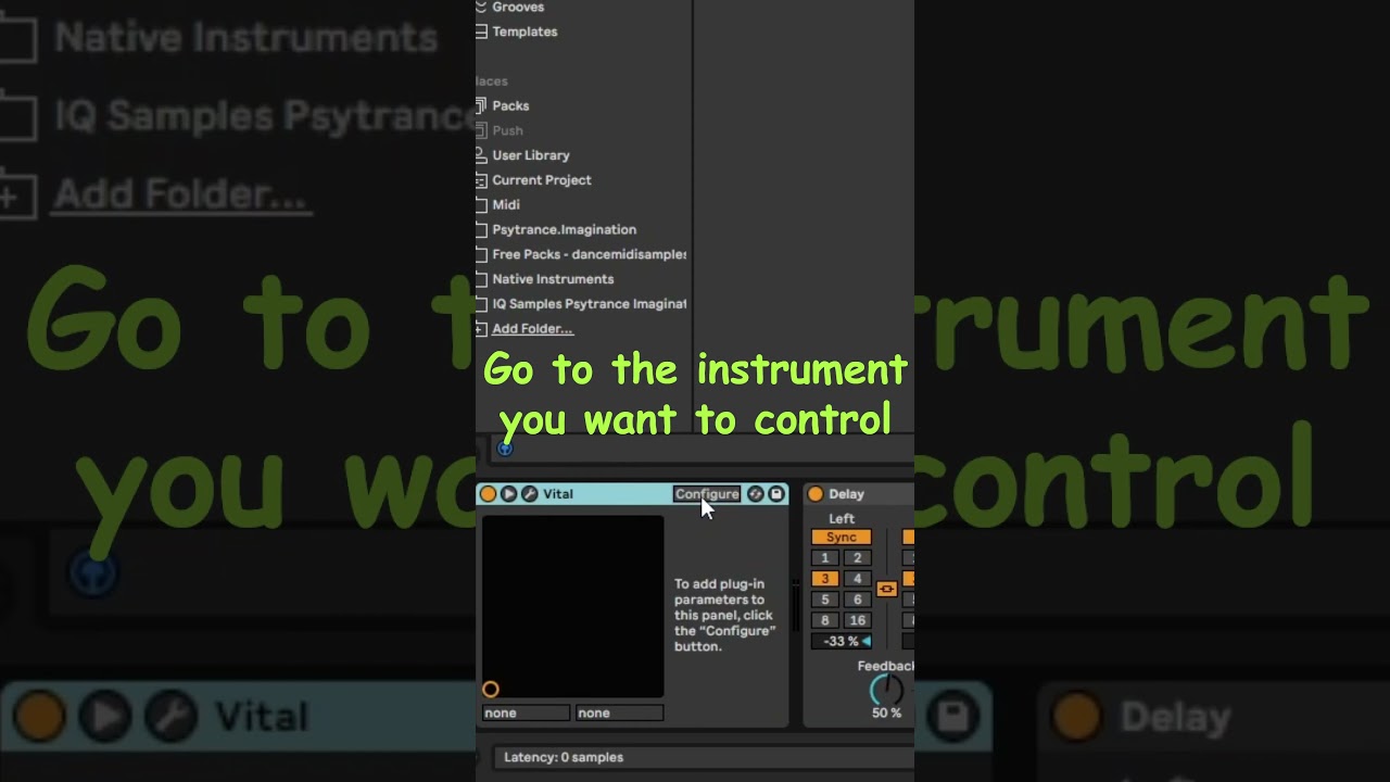 How to Map to a MIDI controller in Ableton