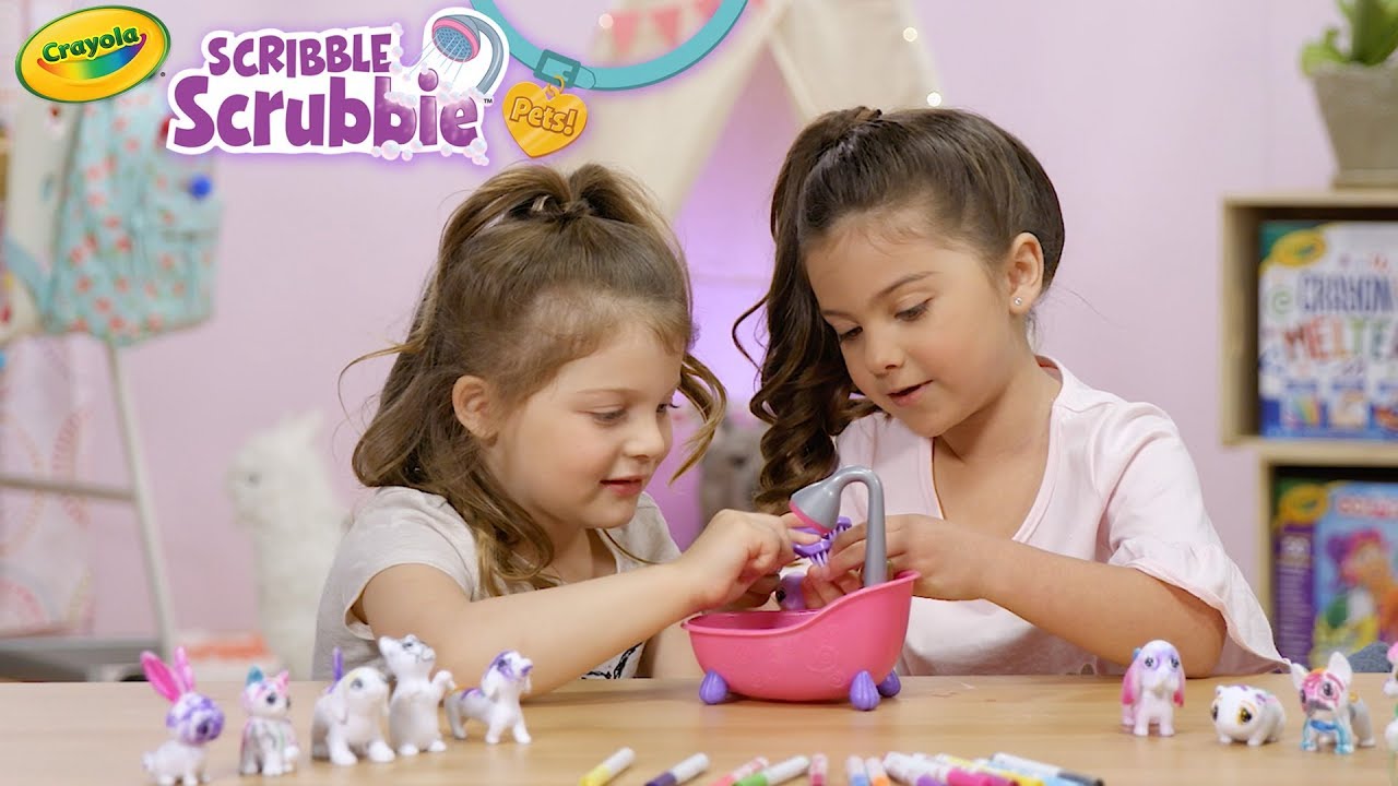 Crayola Scribble Scrubbie Pets || Crayola Product Demo
