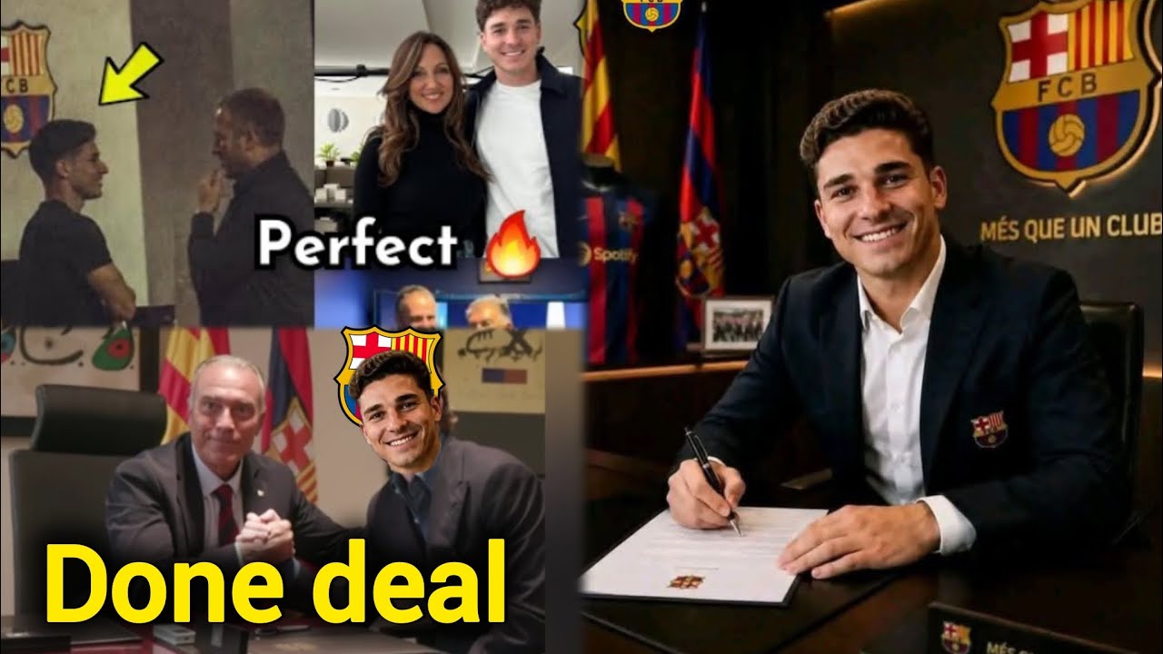 Official Barcelona Complete Stunning Deal for Juli&aacute;n &Aacute;lvarez from Atl&eacute;tico Madrid✅ welcome to Barca