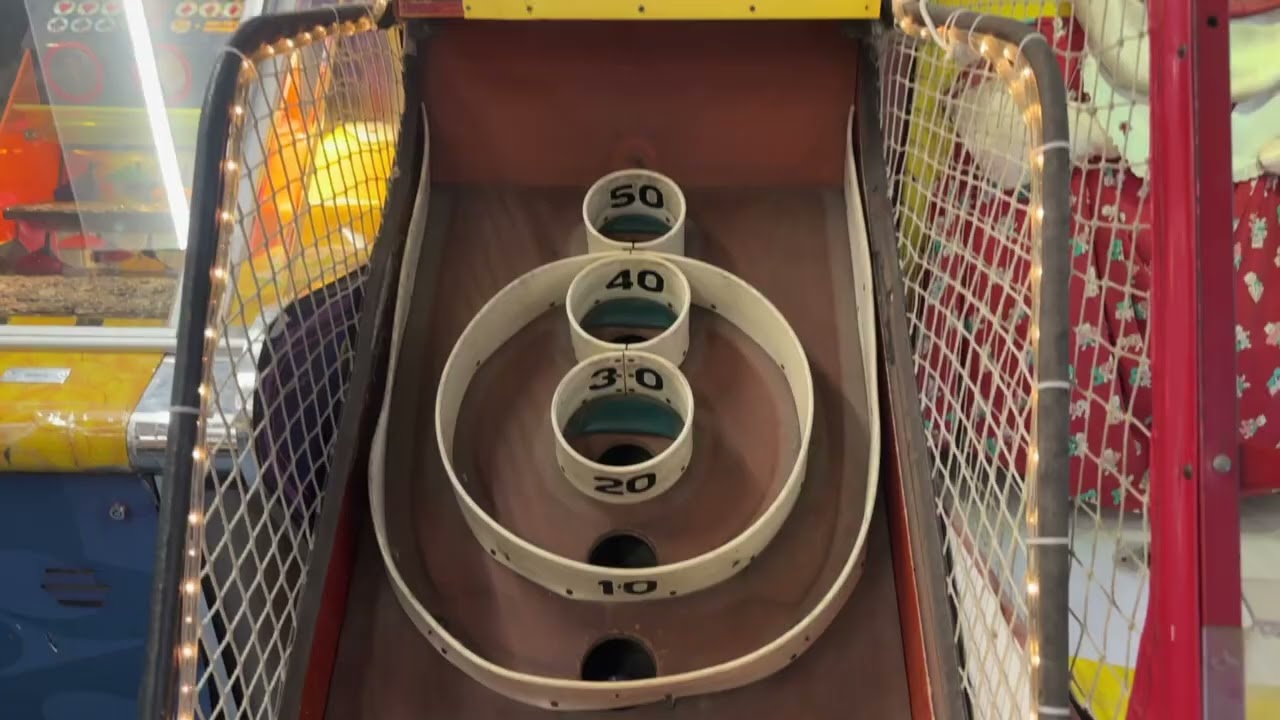 Skee-ball inc. 1990s Skee-toss B.C. arcade game (Rare!)