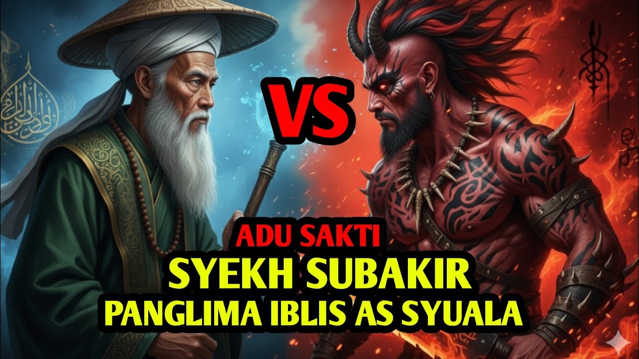 ADU SAKTI ‼️SYEKH SUBAKIR VS PANGLIMA IBLIS AS- SYUALA 