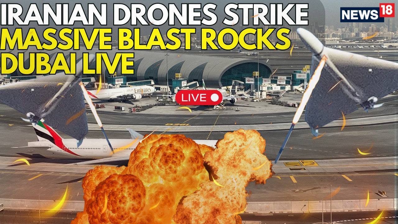 LIVE | 2 Iranian Drones Strike Dubai international Airport, Intercepted, 4 Injured | N18G