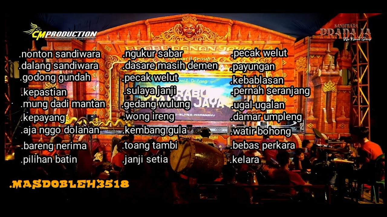 kumpulan lagu sandiwara ||PRABU DANAN JAYA|| full album 2024