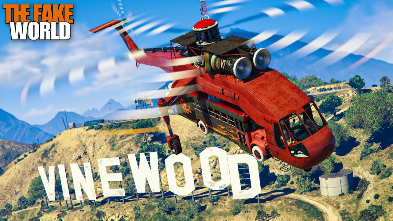 Redneck Heli-Bus Tours In GTA 5 RP | FWRP