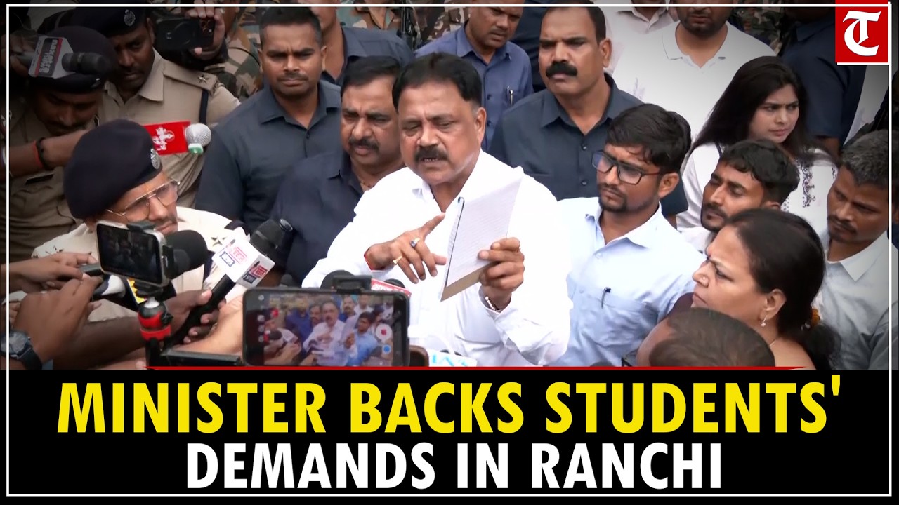 WATCH: Jharkhand Minister Sudivya Kumar Sonu Backs JPSC-JSSC Aspirants' Demands
