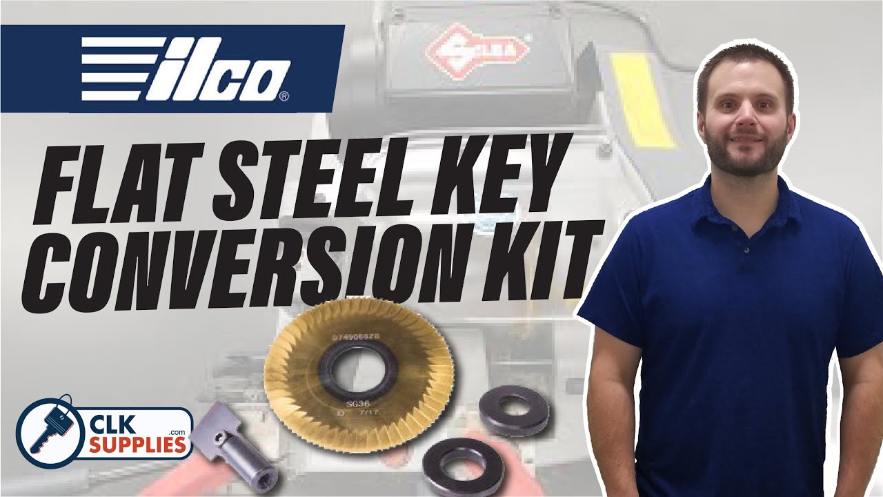 Flat Steel Key Conversion Kit for Speed 045,044,040 Key Machines