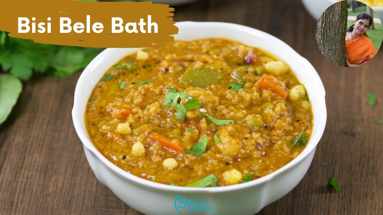 Bisi Bele Bath Recipe | Karnataka Style Bisibelebath