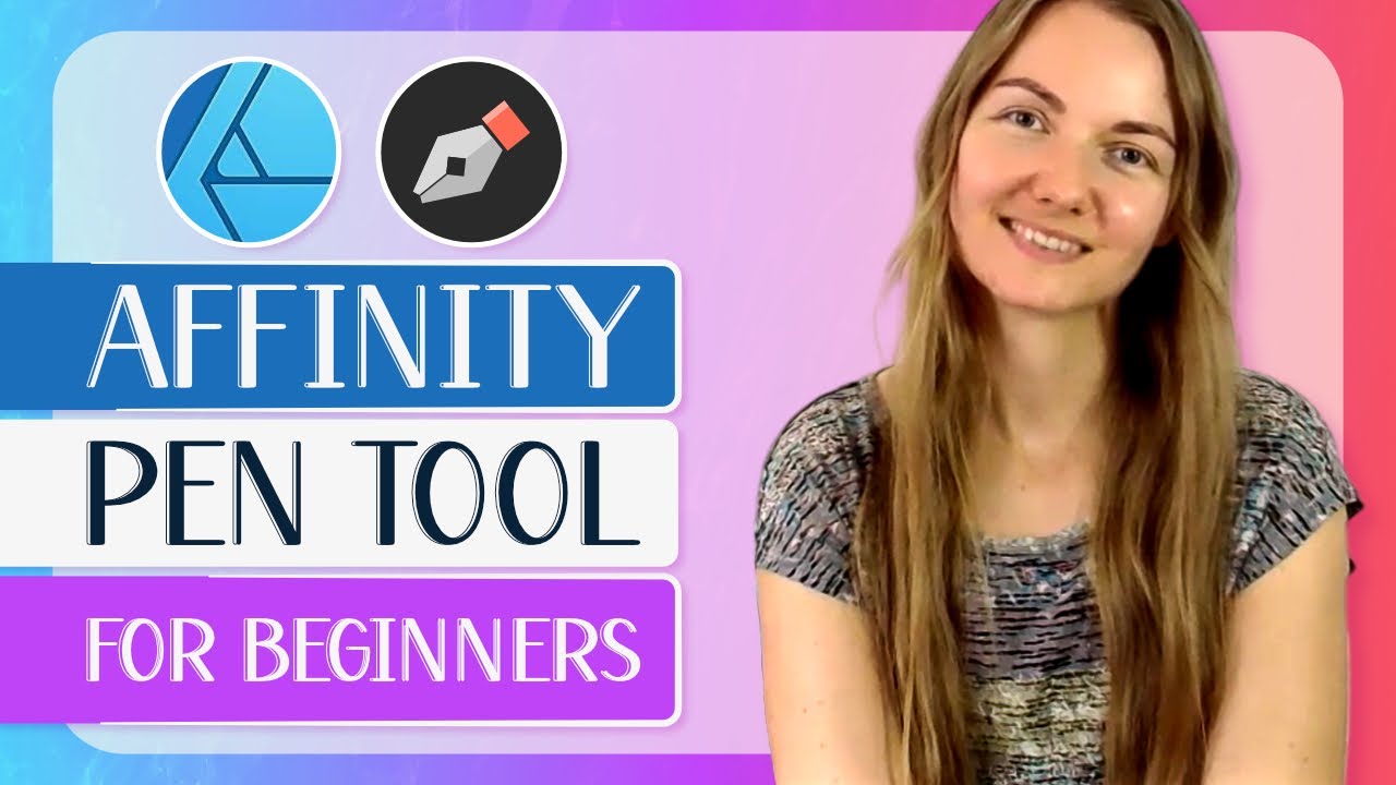 How to use the pen tool tutorial in Affinity Designer 2 for beginners