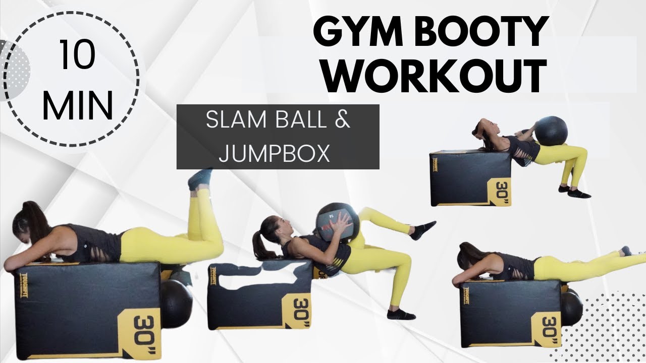 Gym Glutes Workout // Plyo Box Workout // Slam Ball Workout // Gym Butt Workout // Gym Buttocks