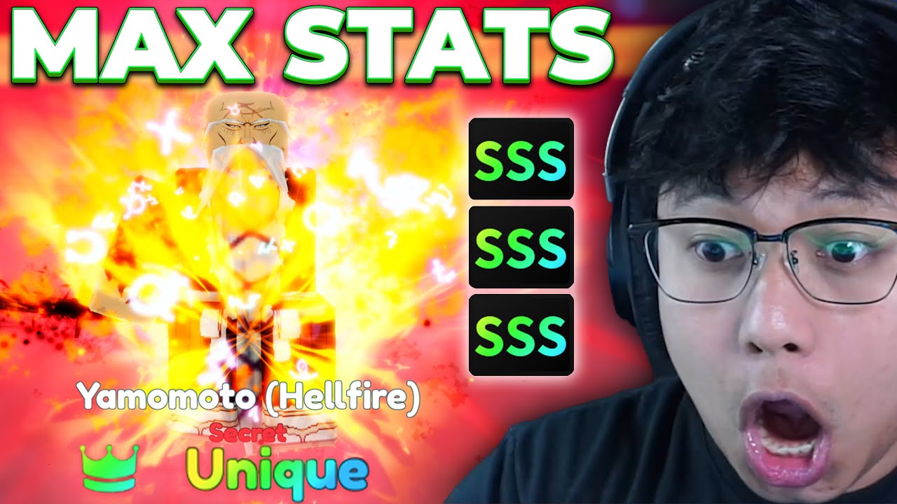 UNIQUE YAMOMOTO (HELLFIRE) SSS MAX STATS SHOWCASE - Anime Adventures