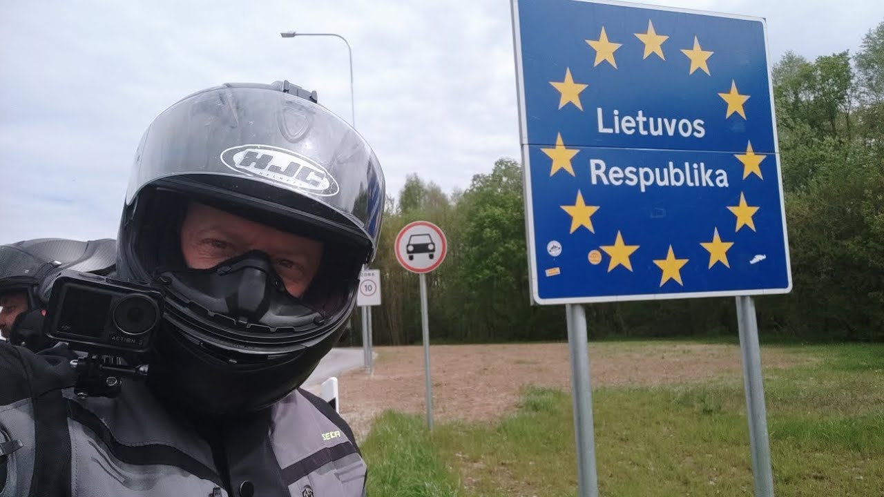 Litwa motocyklem, Troki, Wilno. Majówka 2025.