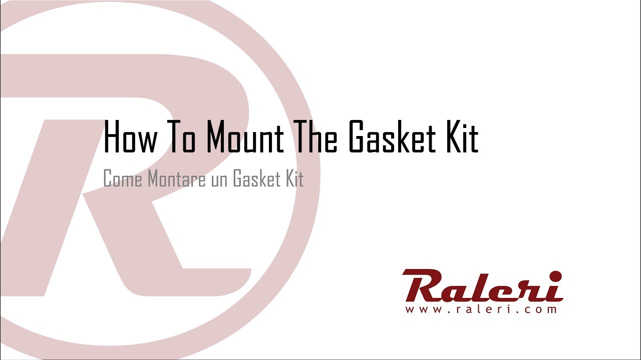 How to mount the Raleri Antifog Inserts GasketKit