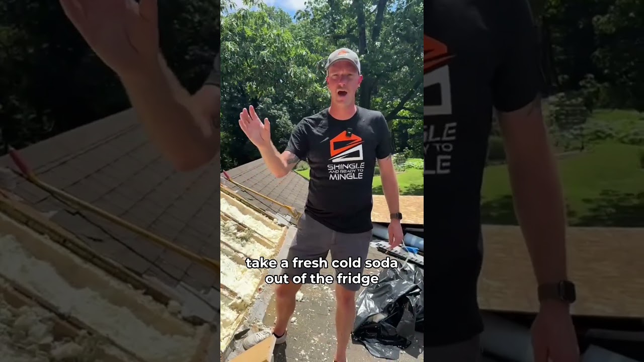 Spray Foam Insulation Disaster! #Roofing #SprayFoamInsulation