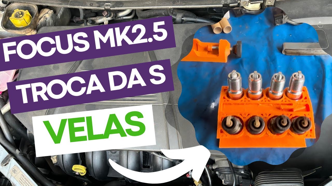 Troca de Velas de Ignição no Ford Focus 2.0 16V.