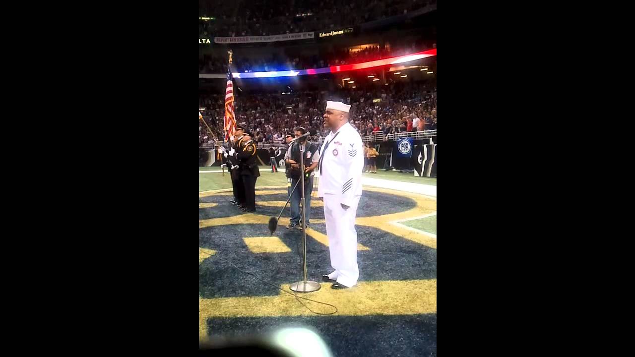 Generald Wilson - STL Rams Game - 9/11/11 National Anthem