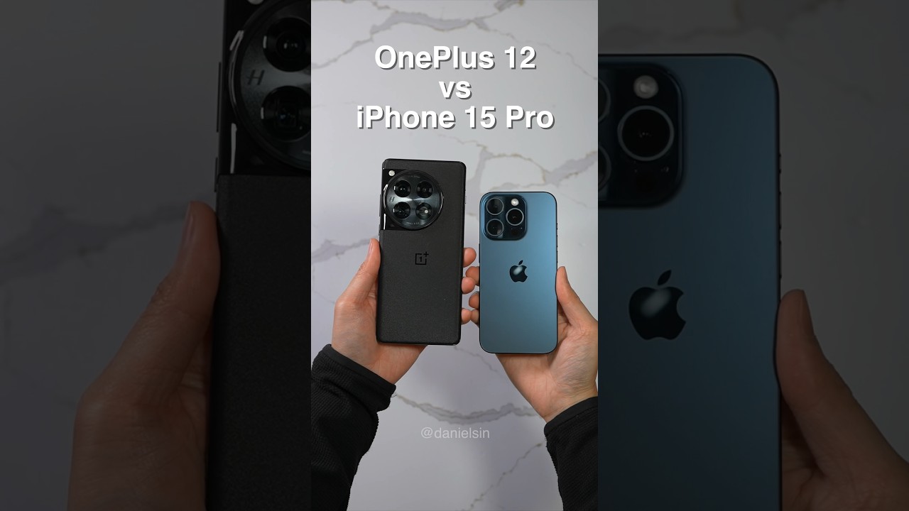 OnePlus 12 vs iPhone 15 Pro Camera Comparison!