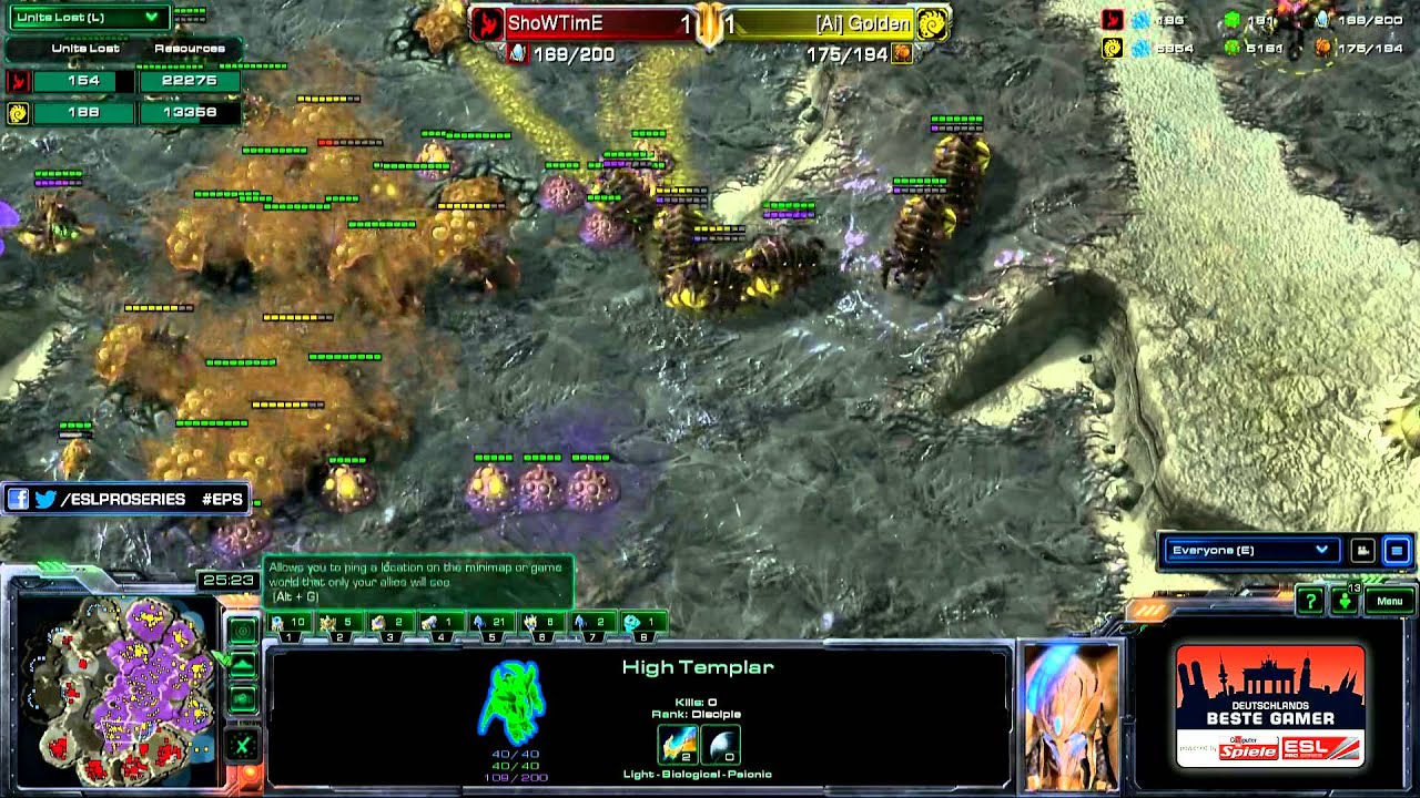 ShoWTimE vs. Golden - Semifinal - EPS Germany Summer 2014 - StarCraft 2