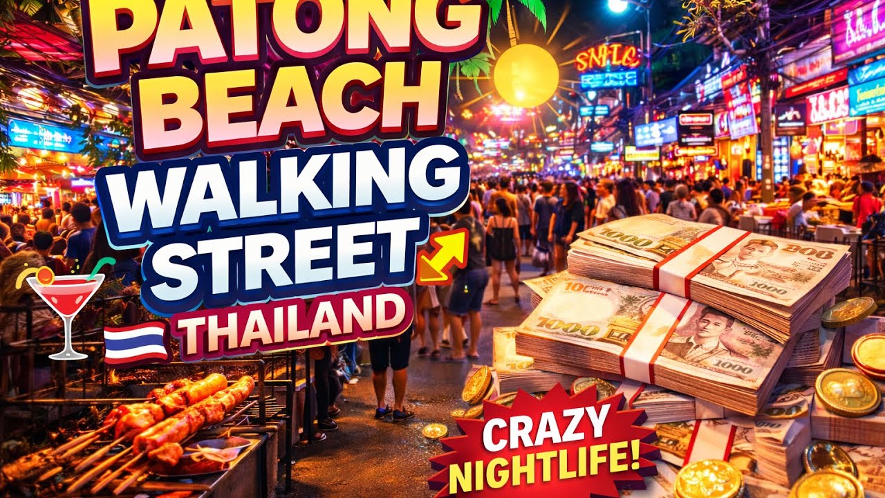 🔥 Patong Beach Walking Street Thailand | Phuket’s CRAZIEST Nightlife 🇹🇭