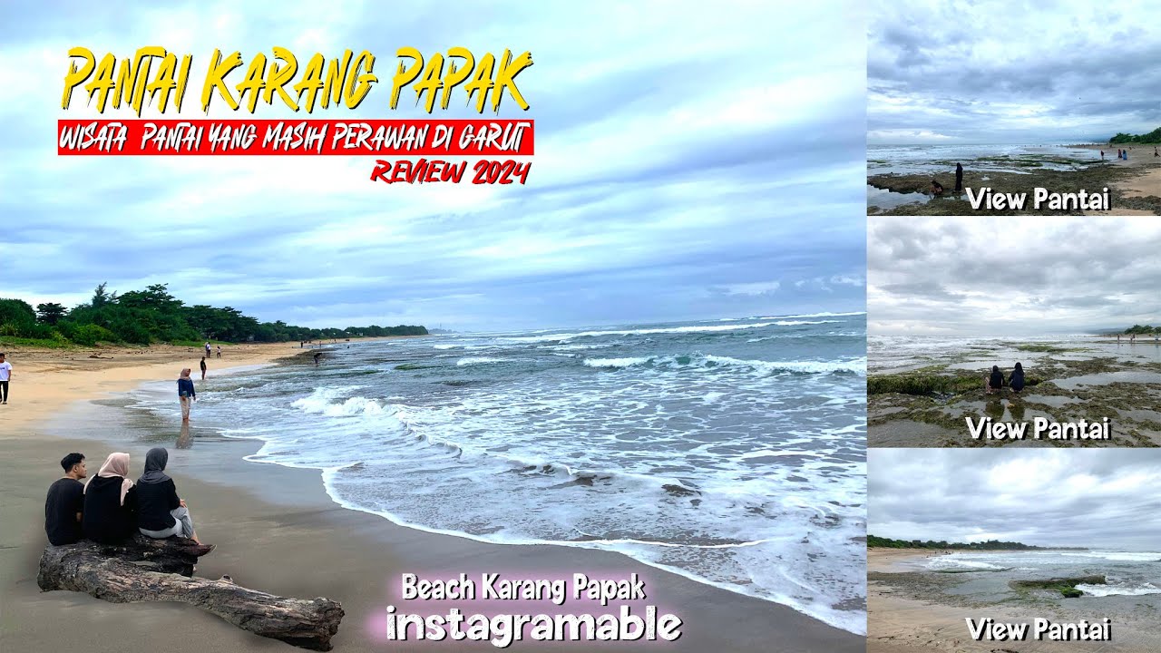 PANTAI KARANG PAPAK || WISATA PANTAI YANG MASIH PERAWAN DI GARUT || BISA CAMPING || REVIEW 2024