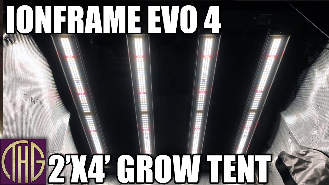 Testing the AC Infinity Ionframe Evo4 In Their 2'x4' Grow Tent!!