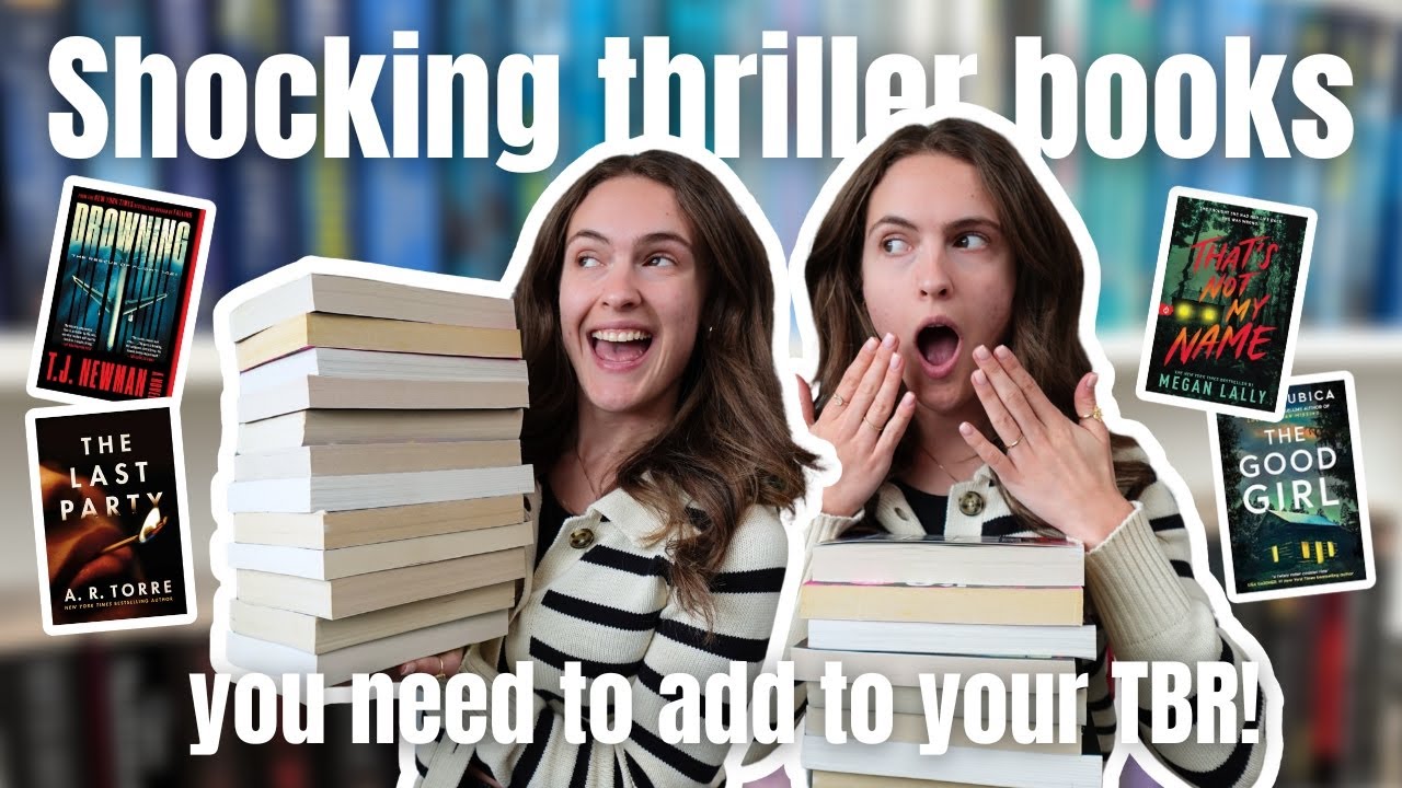 The most SHOCKING thriller books ever 📖  *15 book recommendations* | booktube
