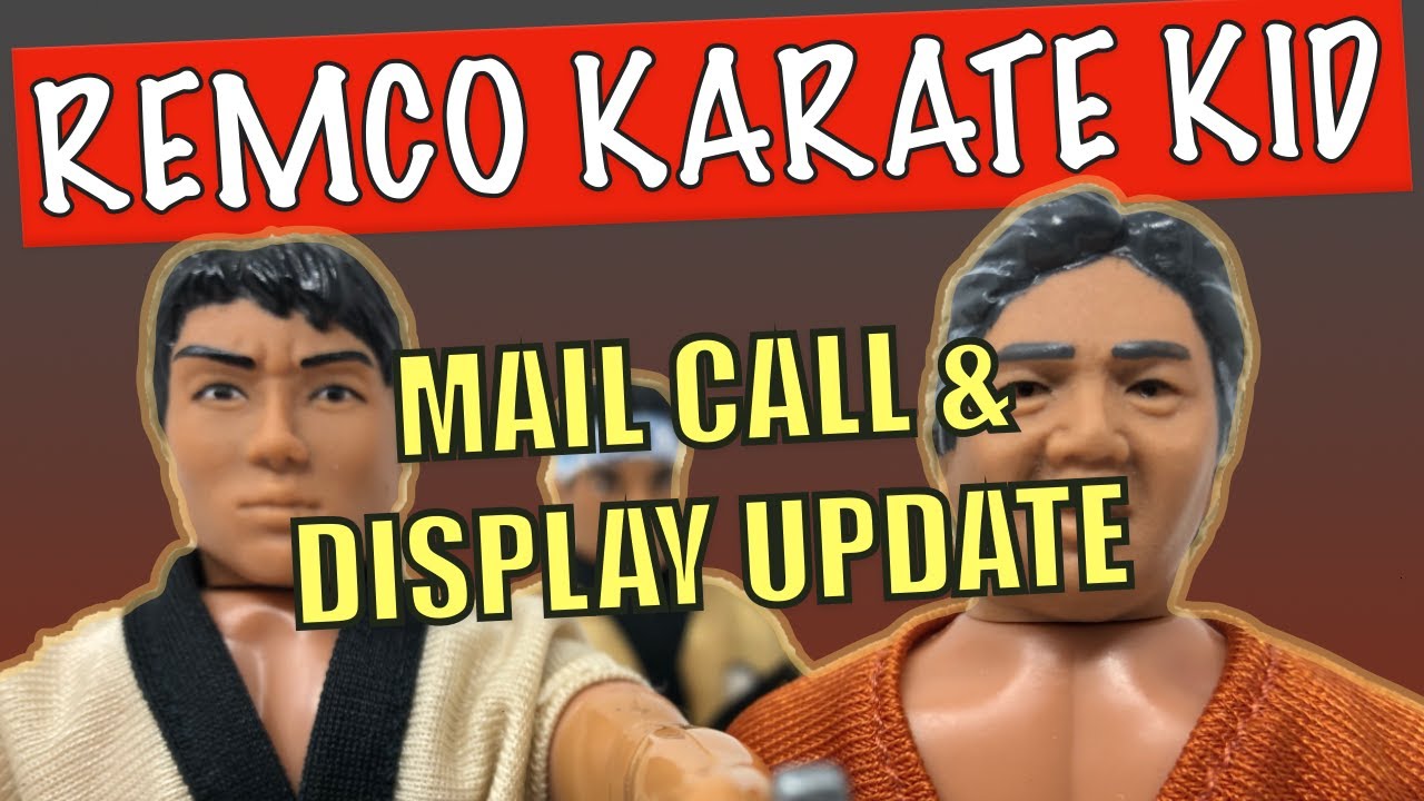 Vintage Remco Karate Kid Mail Unboxing and Collection Display Update