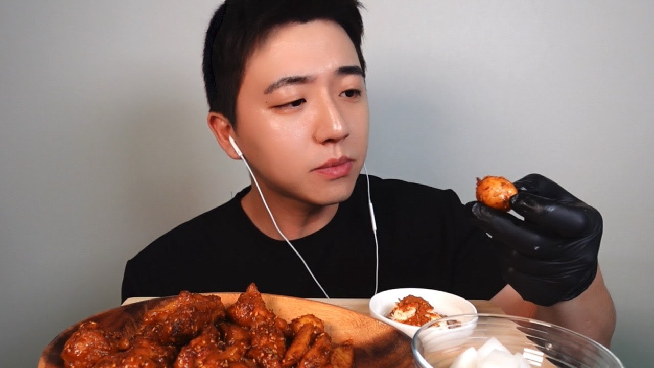 SUB) 단짠폭발🔥 바삭한 60계치킨 쯔란윙봉 먹방 | Sweet and Savory Chicken Mukbang ASMR