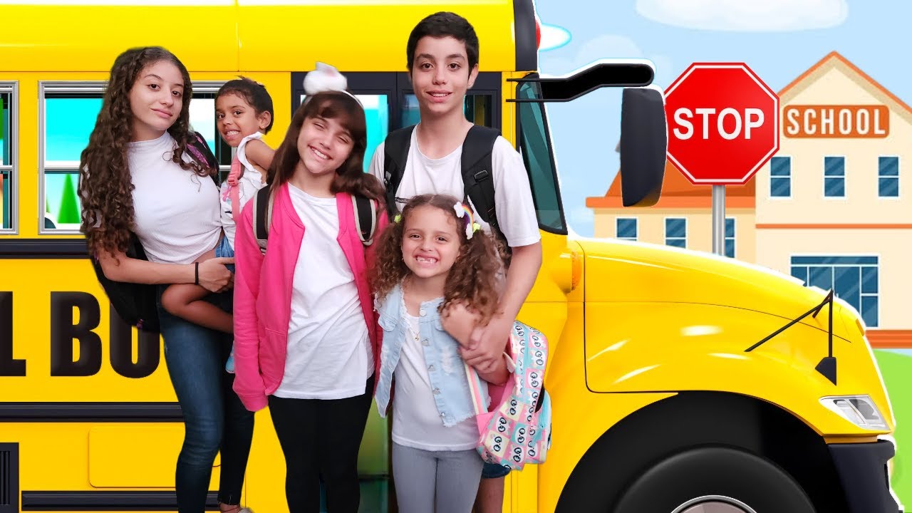 Mariana e Elisa ensinam as Regras de Seguran&ccedil;a e conduta no &ocirc;nibus escolar e ser um bom amigo
