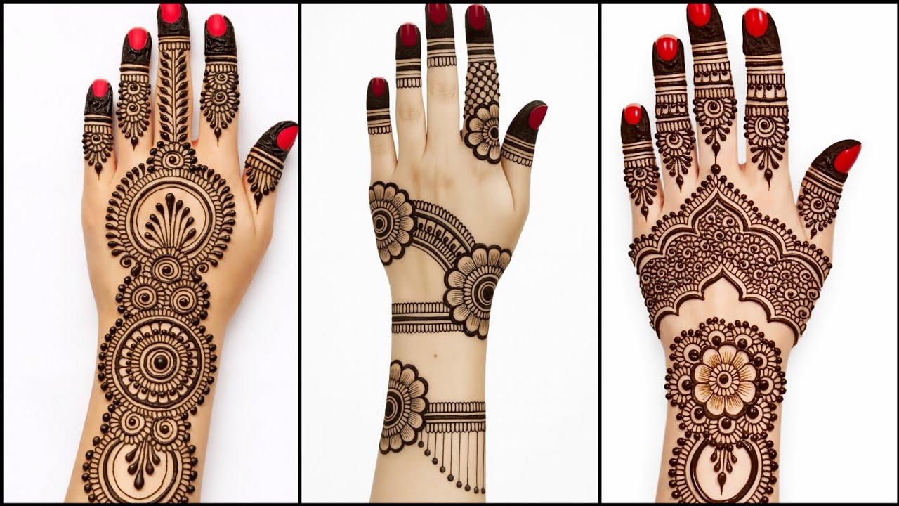 Very beautiful stylish backhand mehndi designs|trending mehndi designs|simple mehandi design hands