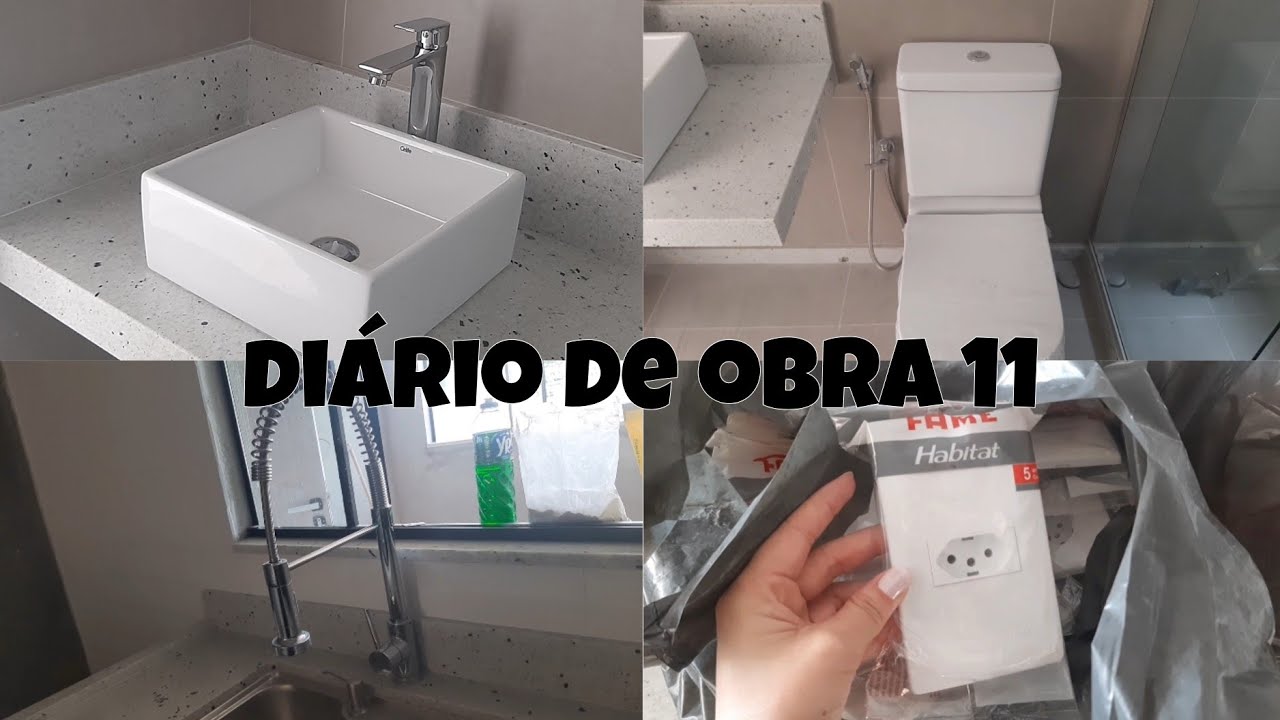 DIÁRIO DE OBRA 11| Instalamos as louças e metais