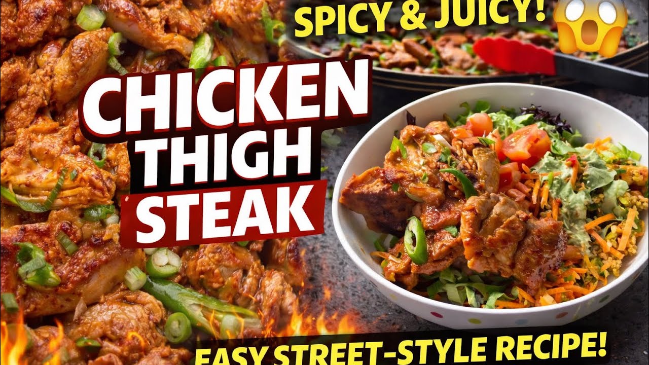 🔥 Spicy Chicken Thai Steak Recipe | Juicy & Flavor-Packed in Minutes! 😍