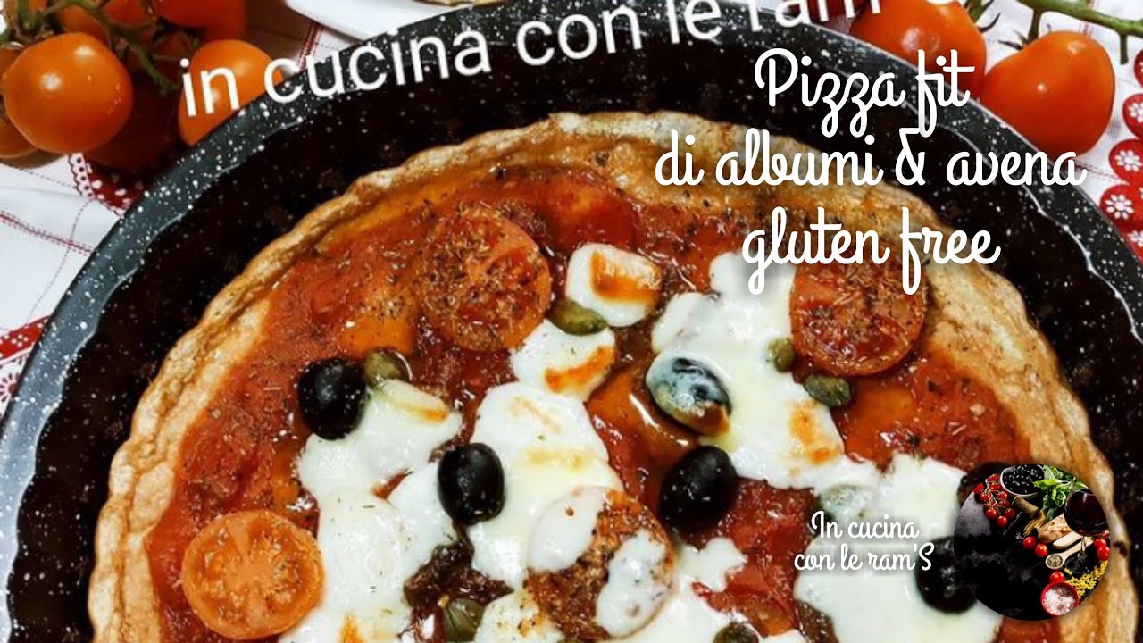 Pizza fit di albumi & avena gluten free