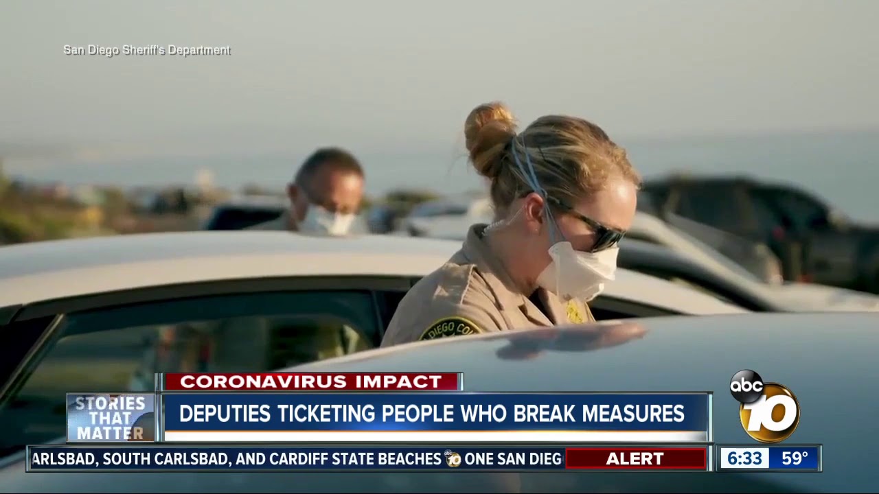 Deputies will continue to cite people who violate public gathering orders