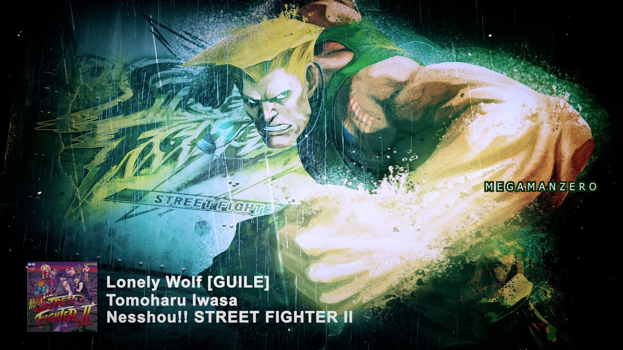 Lonely Wolf - Guile Theme -Tomoharu Iwasa - Nesshou!! STREET FIGHTER II - Sub English - Sub Español.