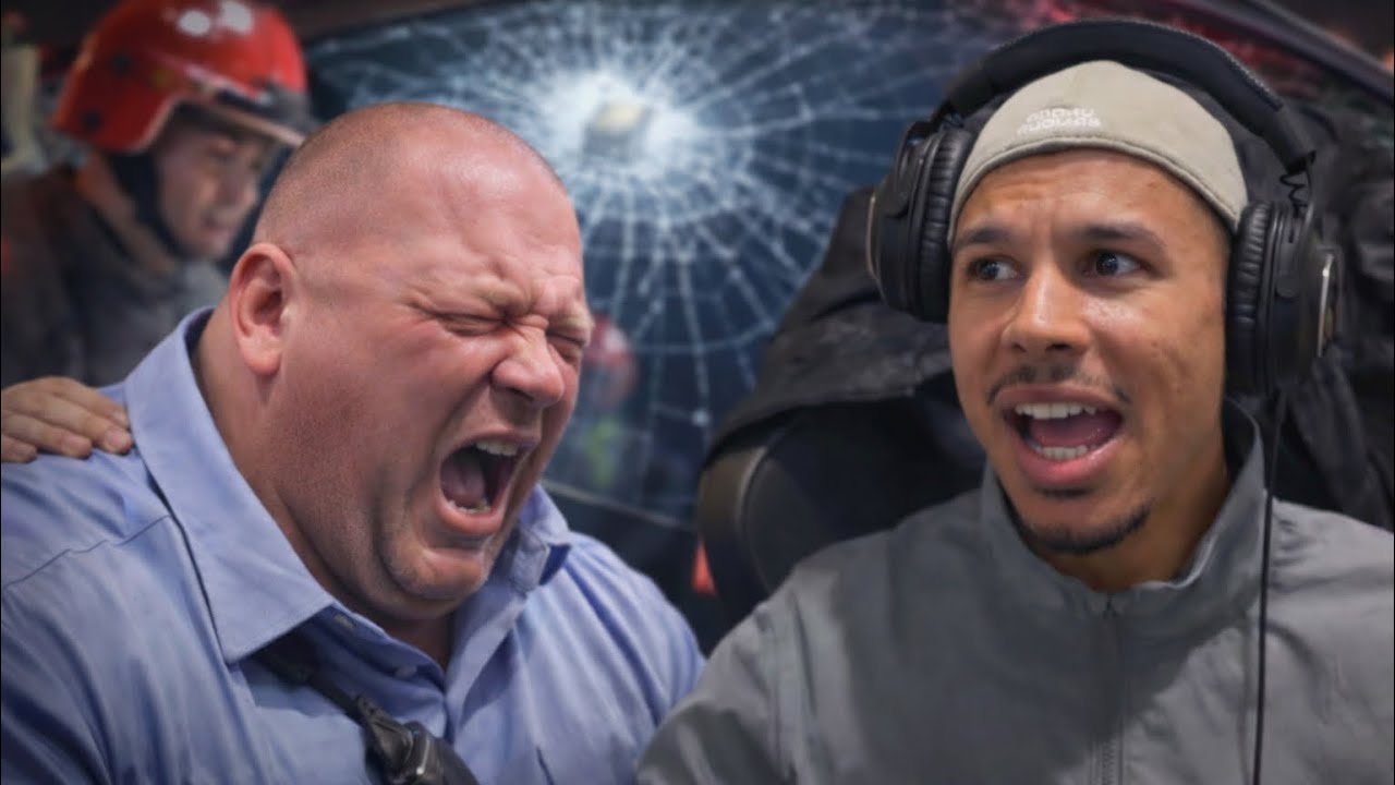 ANECDOTE HAMZA_PVRIS DEPANNE UN TAXI ROBUSTE QUI N’A PAS MIS SA CEINTURE !! 😂