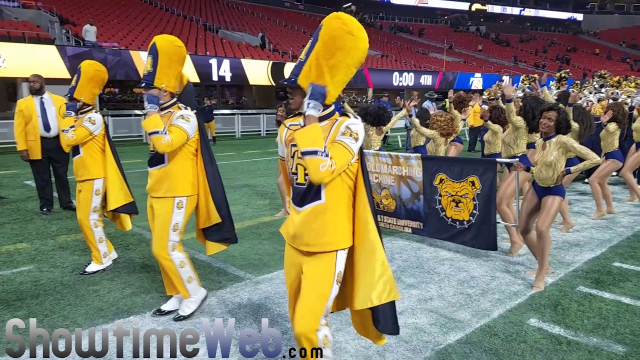 NCAT Marching Out - 2017 Celebration Bowl