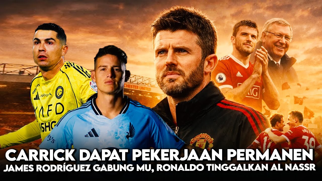 🚨RESMI‼️James Rodríguez GABUNG MU✍️Carrick Sah Latih Permanen di MU💥Ronaldo Tinggalkan Al Nass😱