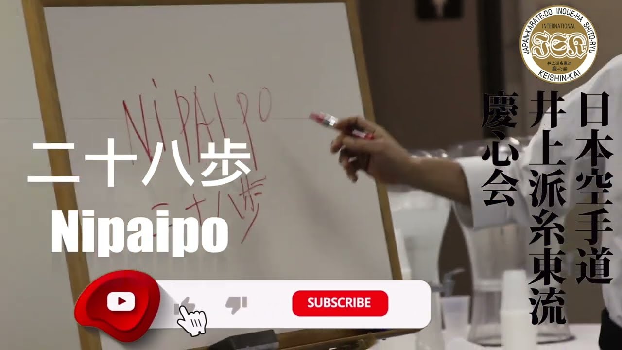 Nipaipo  (二十八歩) Explained In Detail by souke Yoshimi Inoue #usakarate  #karate #news #viral #parati