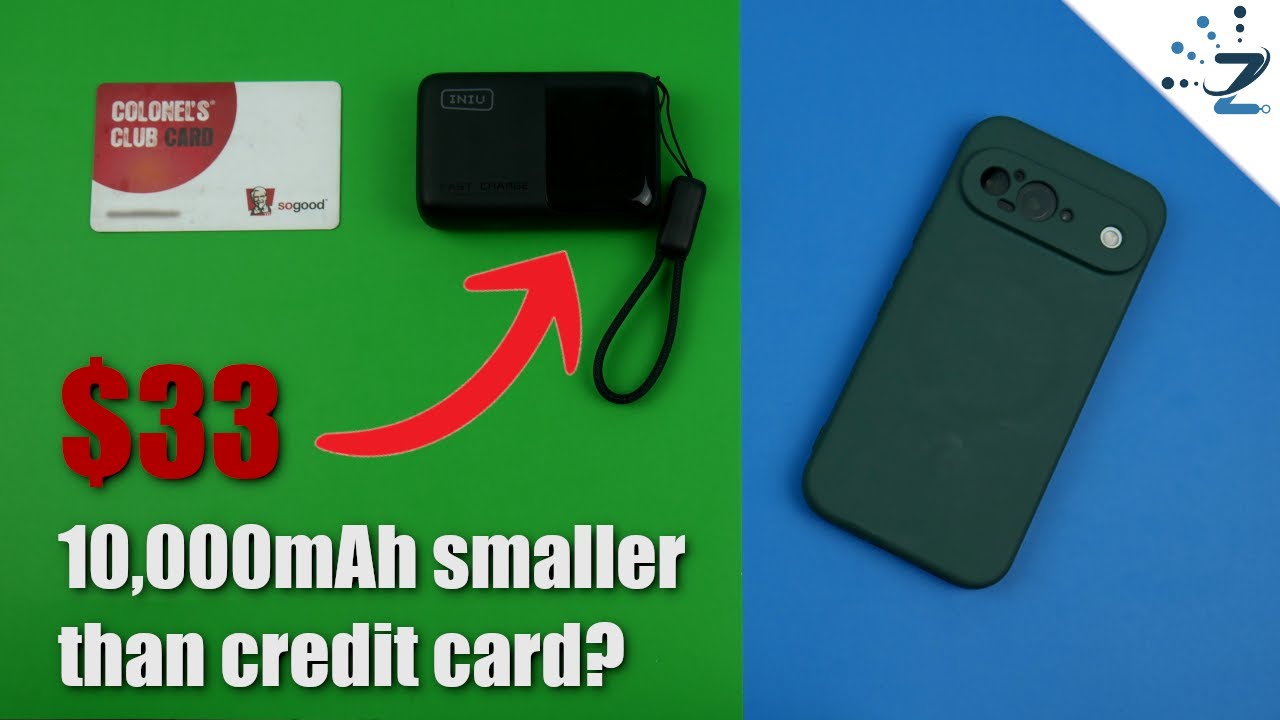 SMALLER THAN CREDIT CARD 🔥 INIU Carry P50 E1 Power Bank 10000mAh Unboxing and Review