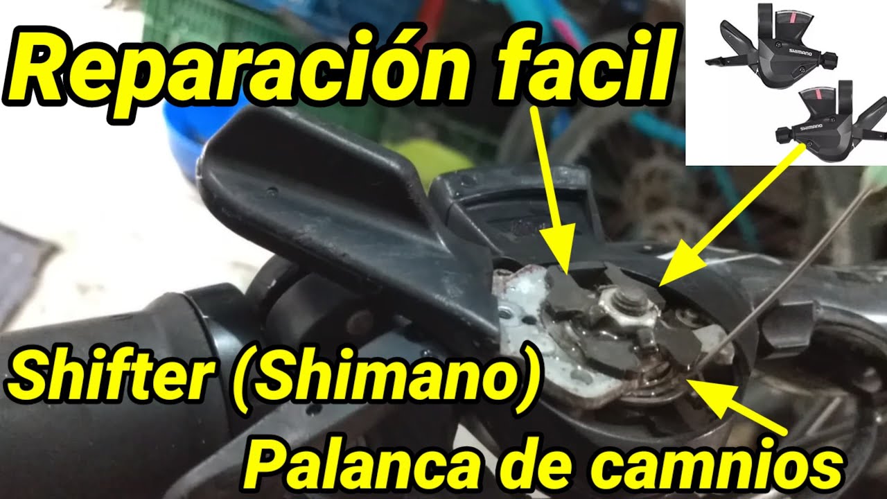 Reparando shifter (palanca cambio) #shimano #mtb