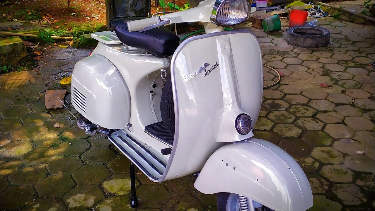 Vespa Sprint 1969 Restorasi