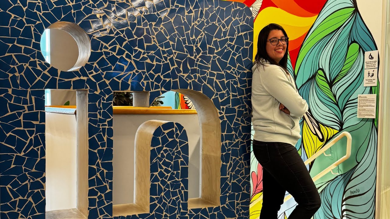 Fui visitar o Linkedin em São Paulo