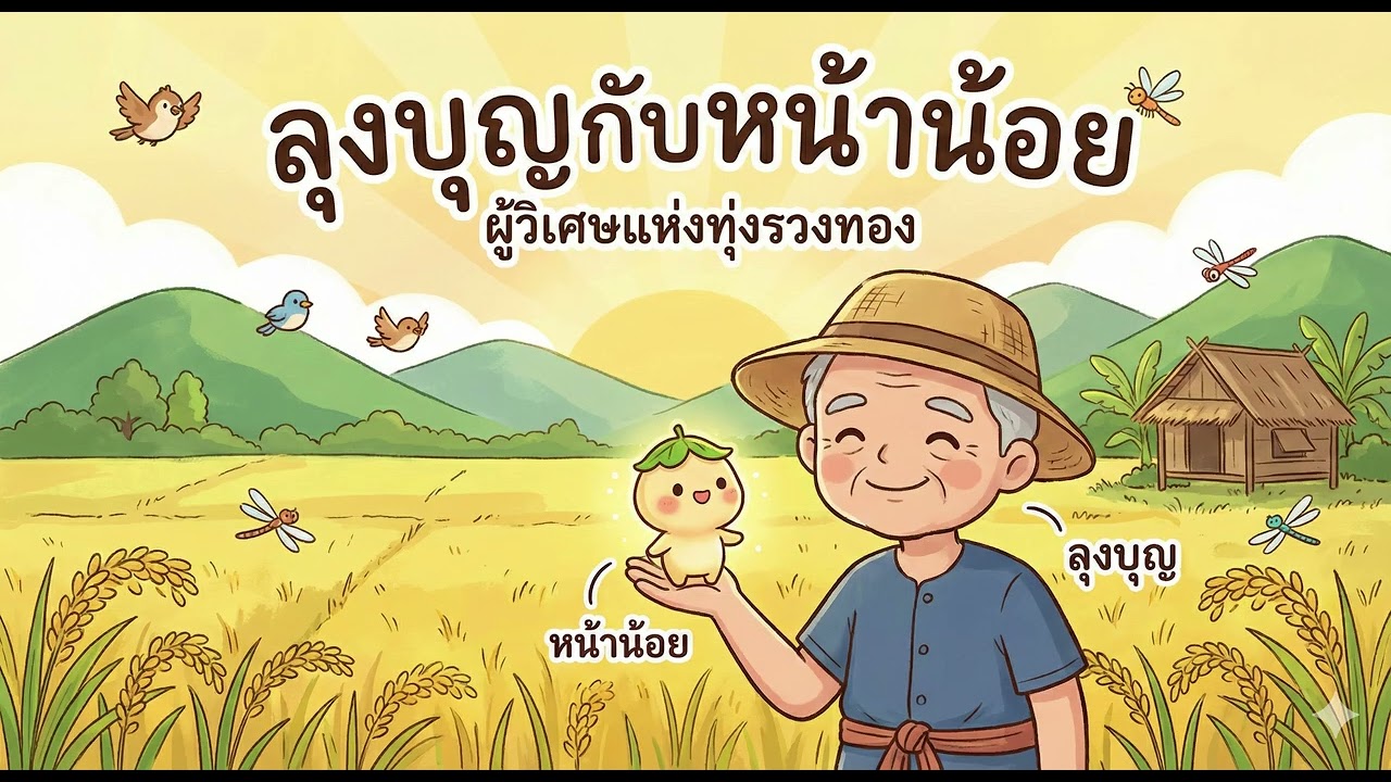 ลุงบุญกับหน้าน้อย ผู้วิเศษแห่งทุ่งรวงทอง