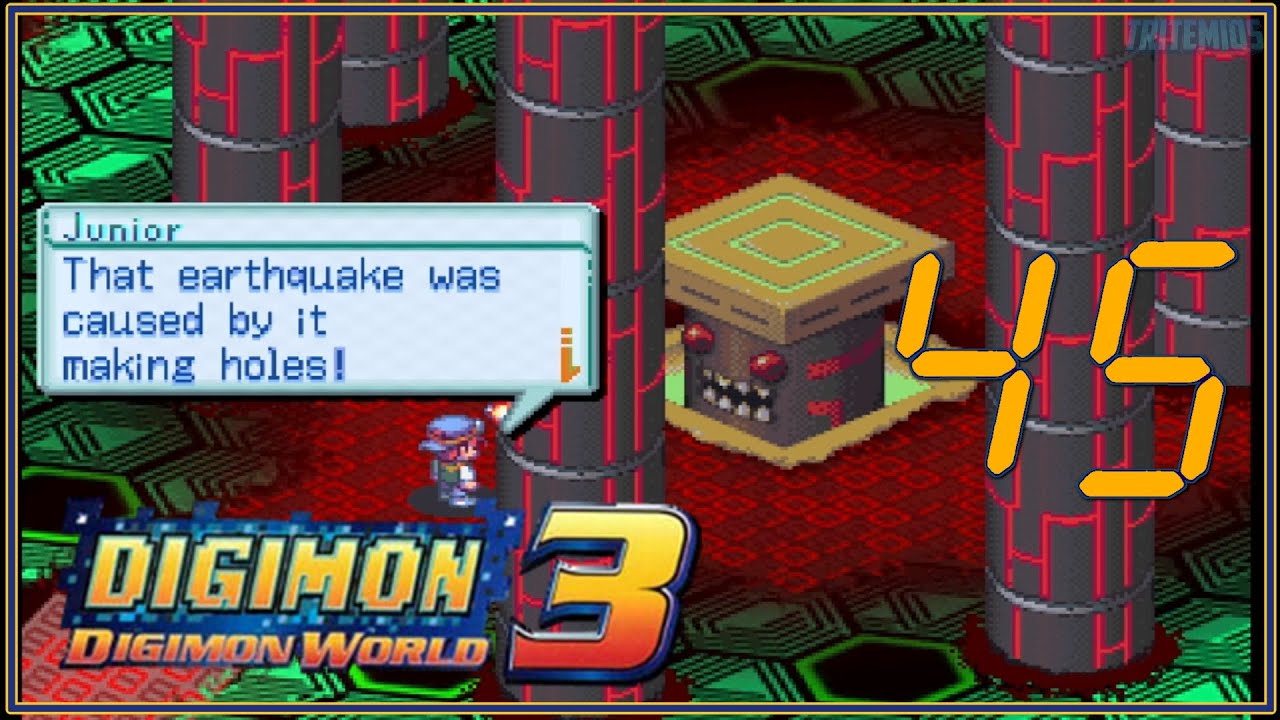 Digimon World 3 #45 - Bulbmon Boss Battle in Bug Maze - (No Commentary)
