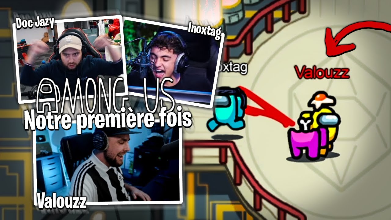 Je tue Apo sous les yeux d'Inoxtag pour voir sa r&eacute;action sur Among Us ! (j'explose de rire)