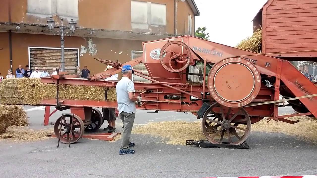 TREBBIATURA D'EPOCA CON TREBBIA MARINONI E LANDINI TESTA CALDA
