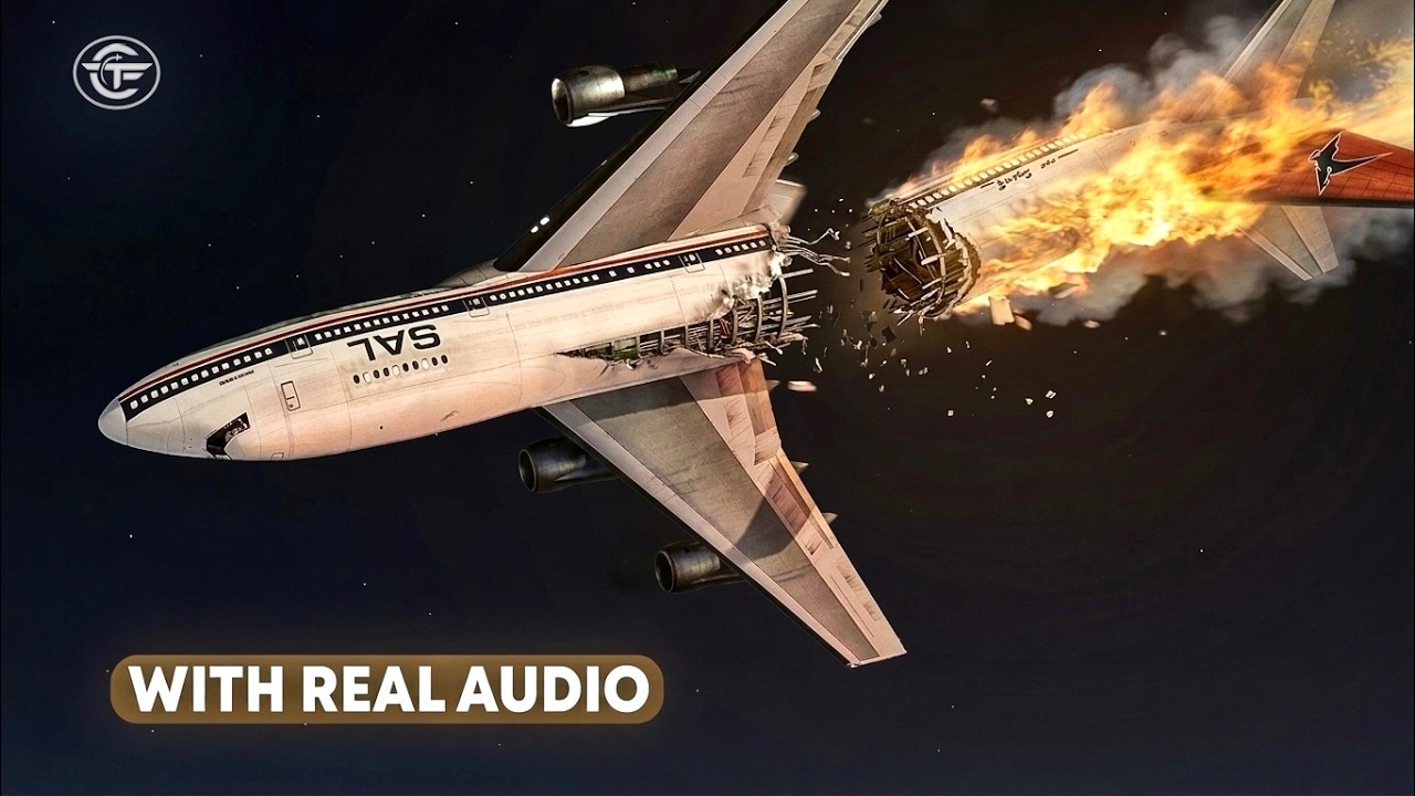 Boeing 747 on Fire Breaks Up in Mid-Air | Flight from Hell (With Real Audio)