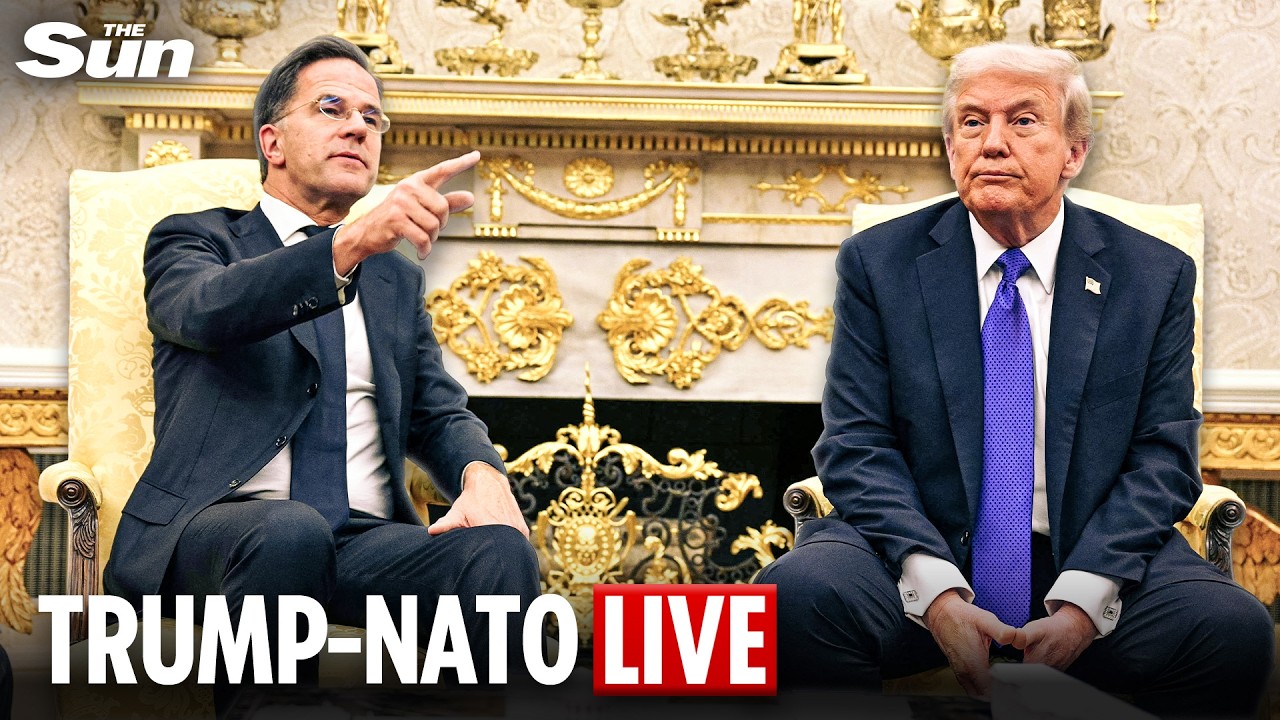 LIVE: Trump meets NATO chief Mark Rutte at White House amid rising Iran tensions